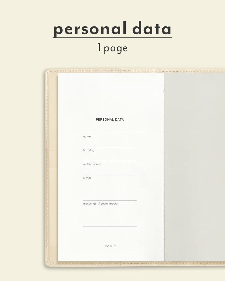 The Planner S 2027 — lámina original completa de interiores, sin recortar