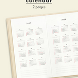 Iconic - Agenda semanal The Planner S 2027 | Cream Mint