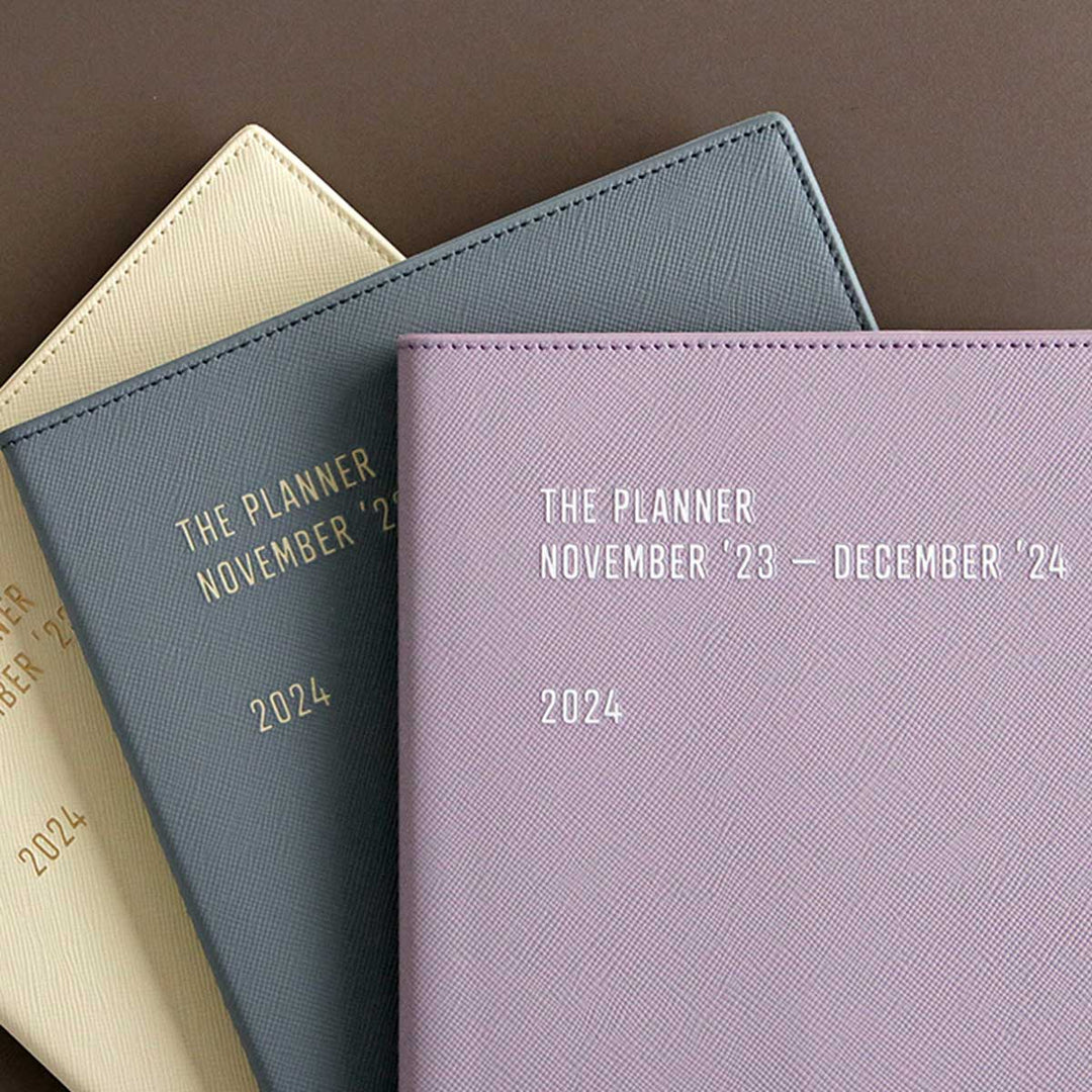 Iconic - The Planner L 2024 Agenda Mensual | Nov 23 - Dic 24 | Cream Mint