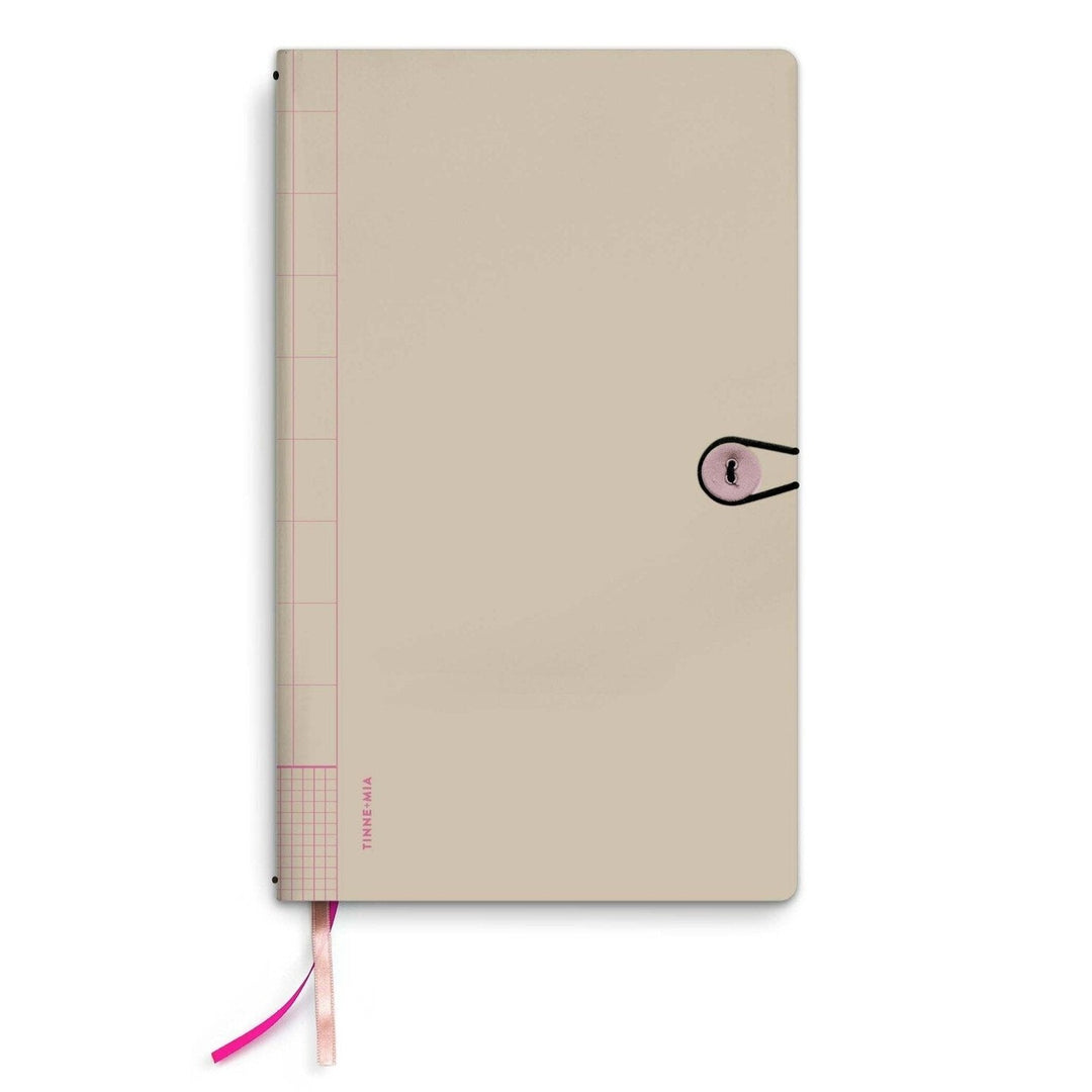 Tinne+Mia - Notebook Button - 3 in 1 Notebook | Pebbles