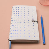 Tinne+Mia - Agenda Semanal Planner with Button | Ene - Dic 2025 | Dazzling Blue