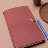 Tinne+Mia - Agenda Semanal Planner with Button | Ene - Dic 2025 | Brunette Blue