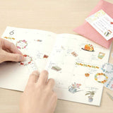 Midori - Pegatinas Transfer Sticker for Journaling | Motif Flower