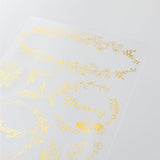 Midori - Pegatinas Transfer Sticker Foil | Flower