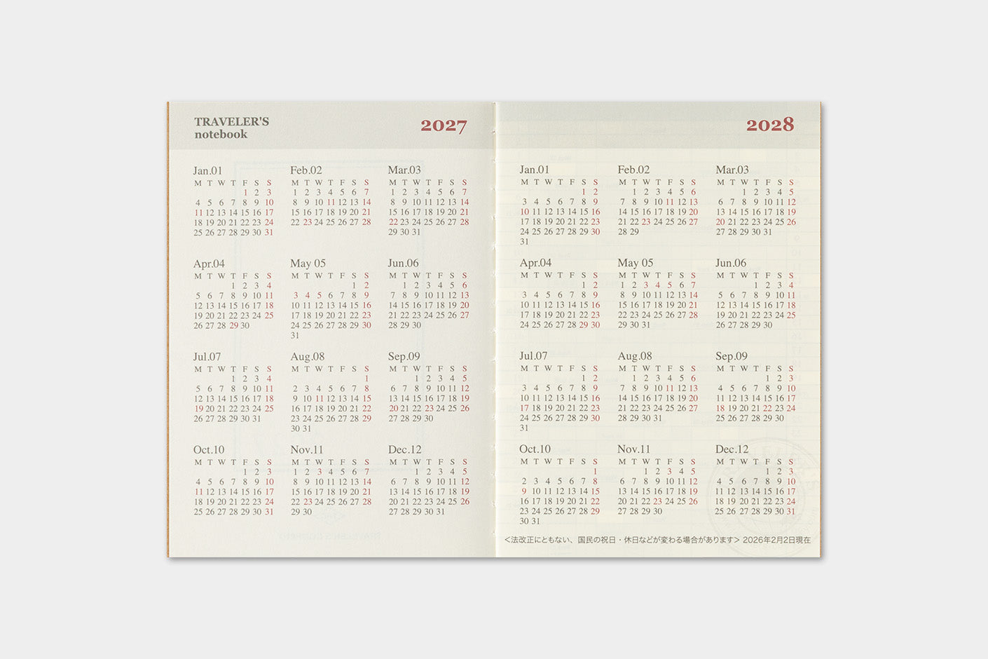 Agenda mensual 2027 | Passport | Monthly — imagen 4