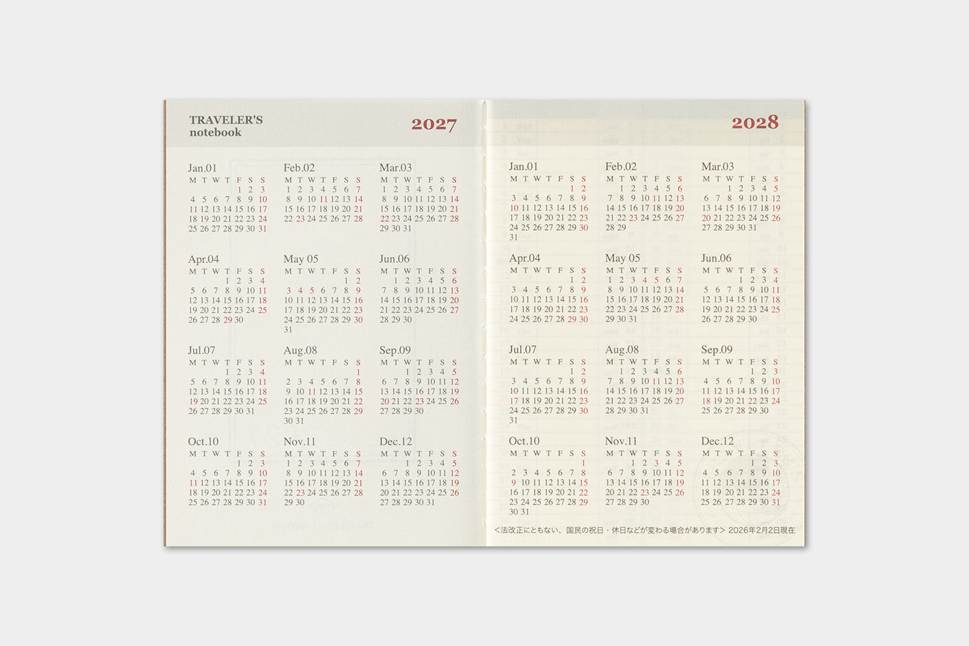 Agenda semanal 2027 | Passport | Weekly — imagen 9