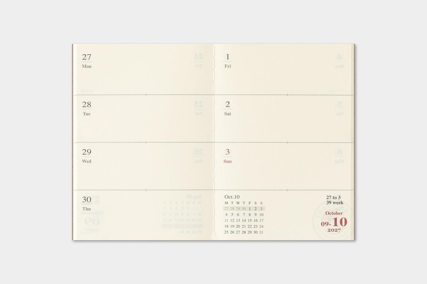 Agenda semanal 2027 | Passport | Weekly — imagen 11