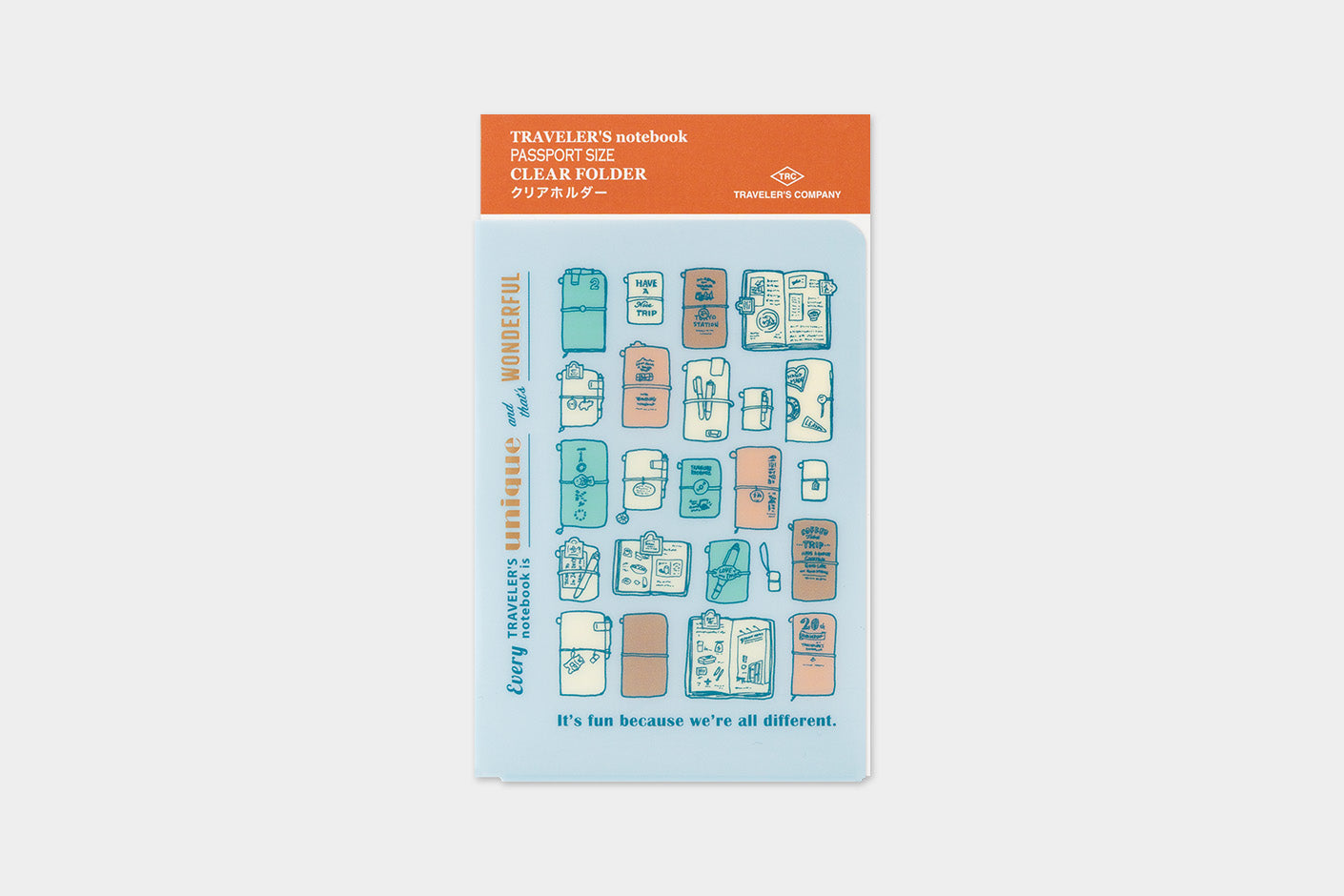 Carpeta transparente 2027 | Passport | Clear Folder — imagen 1