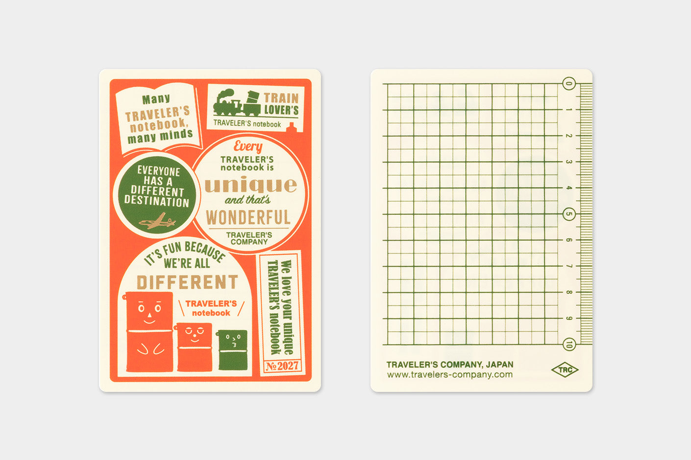 Plantilla de escritura 2027 | Passport | Plastic Sheet — imagen 1