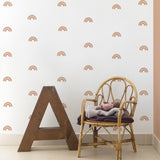 tresxics - Mini Rainbow Wall Stickers | Brown