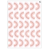 tresxics - Mini Rainbow Wall Stickers | Pink