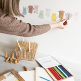 tresxics - Pencil Animal Wall Stickers