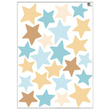 tresxics - Wall Stickers Soft Star | Blue