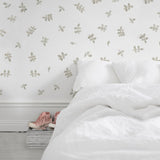 tresxics - Watercolor Leaf Wall Stickers | Gray