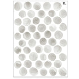 tresxics - Watercolor Circle Wall Stickers | Gray