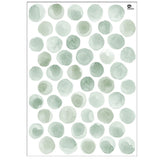 tresxics - Watercolor Circle Wall Stickers | Green