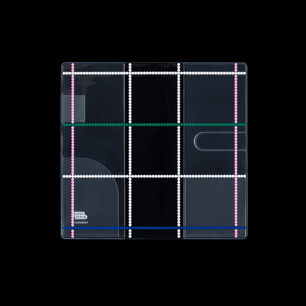 Hobonichi - Funda | Yoshie Watanabe: Clear Cover for Weeks (Dotted Plaid) · detalle 3
