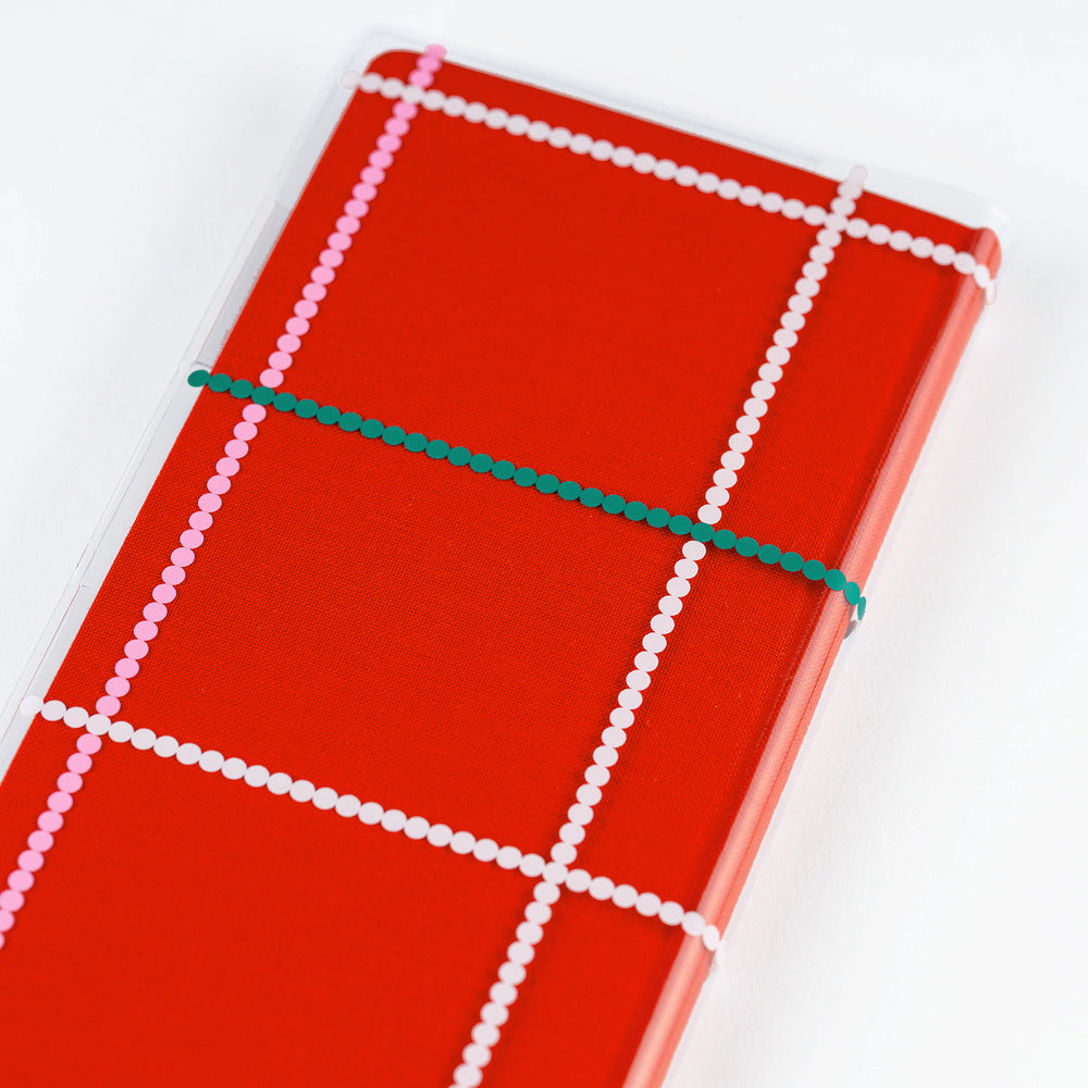 Hobonichi - Funda | Yoshie Watanabe: Clear Cover for Weeks (Dotted Plaid) · detalle 4