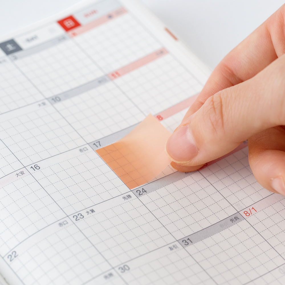 Hobonichi - Notas adhesivas | TSUKI no IRO: Translucent Sticky Notes (Tiles) · detalle 4