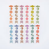 Hobonichi - Pegatinas | TSUKI no IRO: Bookmark-Style Foil-Pressed Stickers