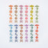 Hobonichi - Pegatinas | TSUKI no IRO: Bookmark-Style Foil-Pressed Stickers