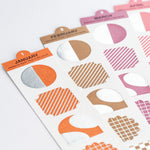 Hobonichi - Pegatinas | TSUKI no IRO: Bookmark-Style Foil-Pressed Stickers · detalle 3
