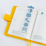 Hobonichi - Pegatinas | TSUKI no IRO: Bookmark-Style Foil-Pressed Stickers · detalle 4
