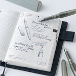 Hobonichi - Bolígrafo | Kakimori x TSUKI no IRO: Frost Fountain Pen (Extra Fine) - Hobonichi Techo Exclusive Color ·…