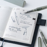 Hobonichi - Bolígrafo | Kakimori x TSUKI no IRO: Frost Fountain Pen (Extra Fine) - Hobonichi Techo Exclusive Color ·…