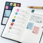 Hobonichi - Notas adhesivas | Yoshie Watanabe: Sticky Notes (Petit Bloom) · detalle 4