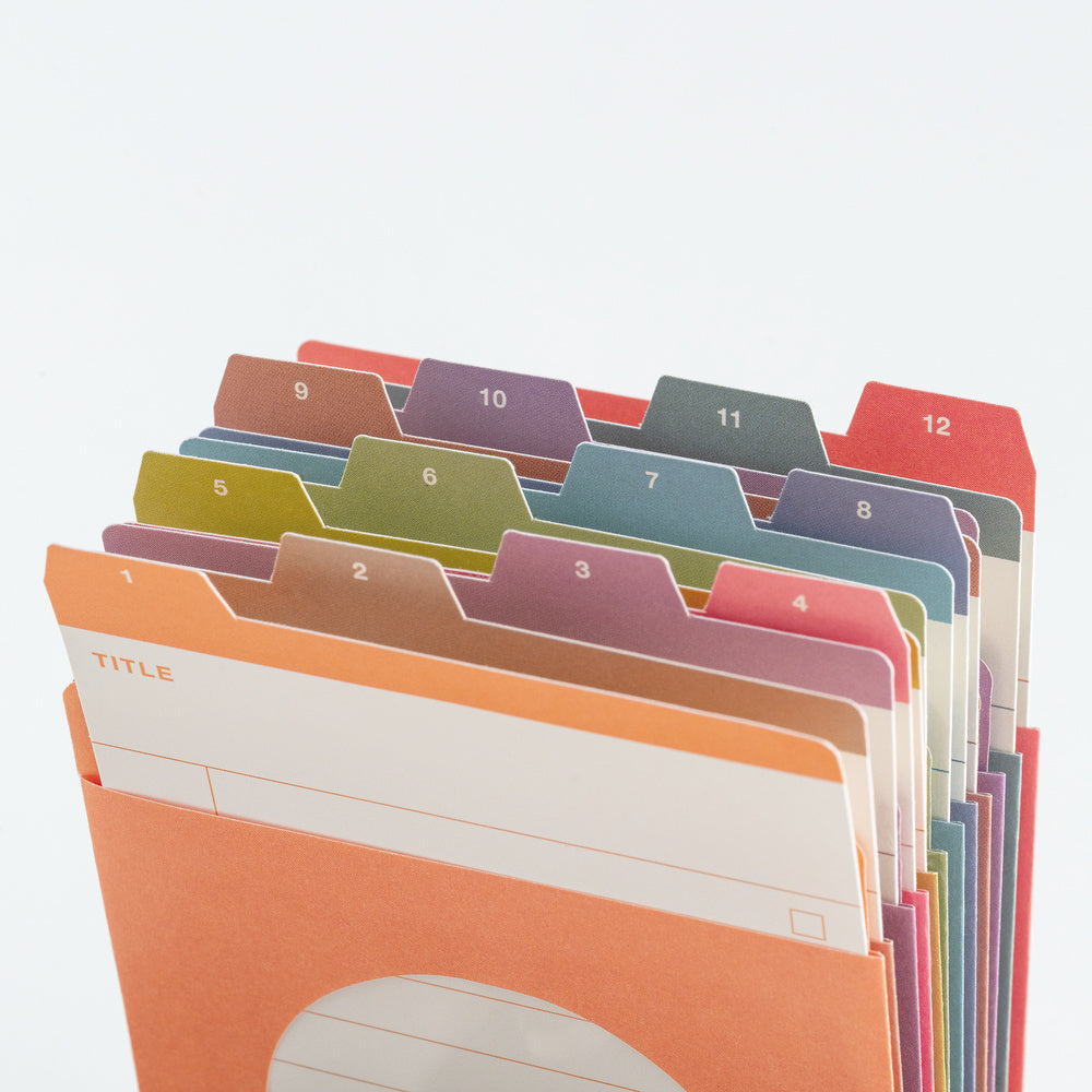 Hobonichi - Notas adhesivas | TSUKI no IRO: 12 Month Index Pockets · detalle 8