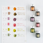 Hobonichi - Accesorio de escritura | Kakimori x TSUKI no IRO: Mini Ink Bottle Set (Jan-Jun) · detalle 6