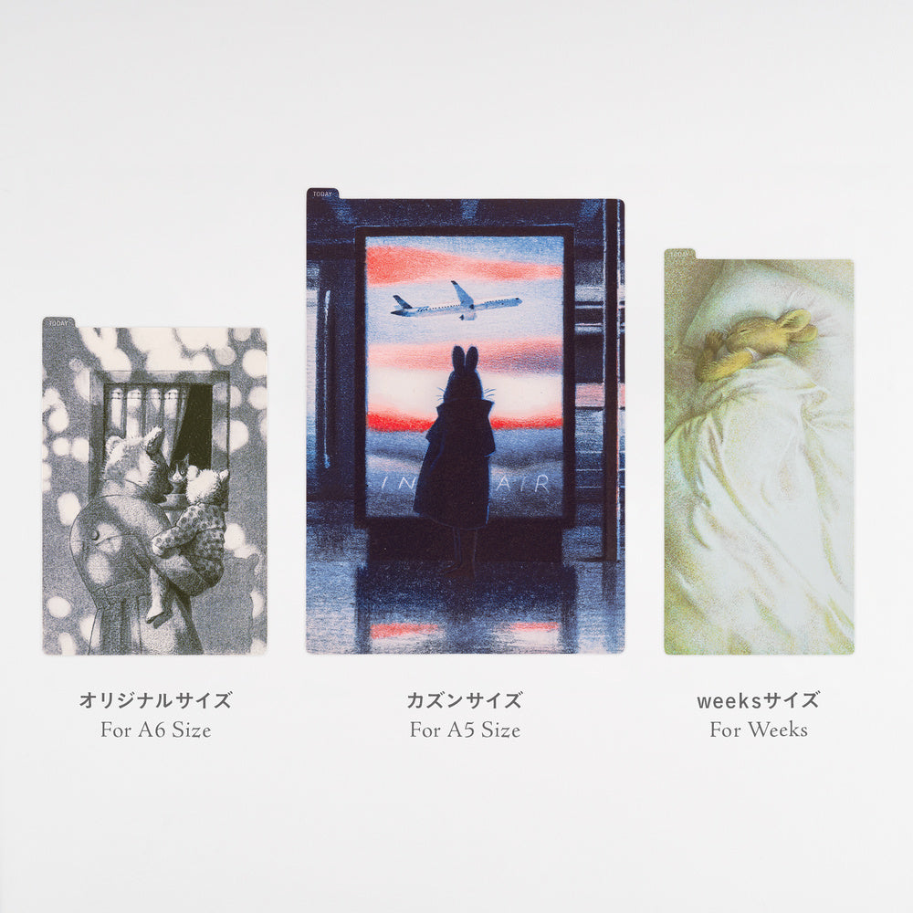 Hobonichi - Plantilla de escritura | Akiko Miyakoshi: Hobonichi Pencil Board for A6 Size (Sunny Day)
