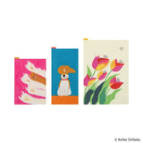 Hobonichi - Keiko Shibata Writing Template: Swaying tulips Pencil Board for A5 Size