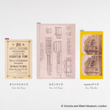 Hobonichi - Plantilla de escritura | V&A Series: Hobonichi Pencil Board for Weeks (Museum Stereographic Photograph)