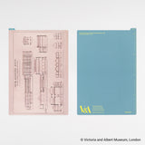 Hobonichi - Plantilla de escritura | V&A Series: Hobonichi Pencil Board for A5 Size (Architectural Drawing) · detalle 3