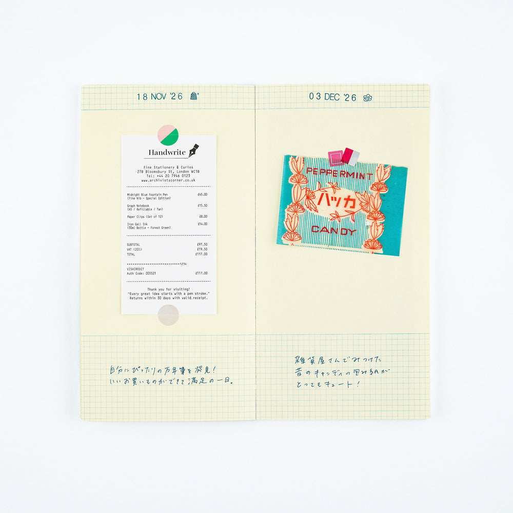 Hobonichi - Pegatinas | Collect & Collage: Collage Stickers (Deco) · detalle 4