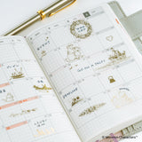 Hobonichi - Pegatinas | Moomin: Foil-Stamped Clear Stickers (Adventure Log) · detalle 4