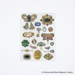 Hobonichi - Pegatinas | V&A Series: Almost Actual-Size Jewellery Stickers