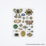Hobonichi - Pegatinas | V&A Series: Almost Actual-Size Jewellery Stickers