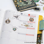Hobonichi - Pegatinas | V&A Series: Almost Actual-Size Jewellery Stickers · detalle 3