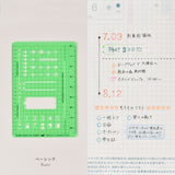 Hobonichi - Plantilla Hobonichi Stencil - Basic