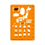 Hobonichi - Plantilla Hobonichi Stencil - Travel