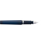 Sailor – TUZU Adjust Fountain Pen - Pluma Estilográfica, convertidor y cartucho | Translucent Navy - Plumín  (M)
