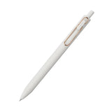 Uni-ball - Bolígrafo One Rose Gold Clip 0.38 mm | Off White · Tinta Black