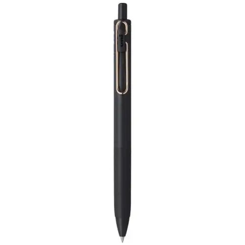 Uni-ball - Bolígrafo One Rose Gold Clip 0.38 mm | Black · Tinta Black
