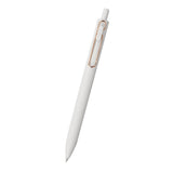 Uni-ball - Bolígrafo One Rose Gold Clip 0.5 mm | Off White · Tinta Black