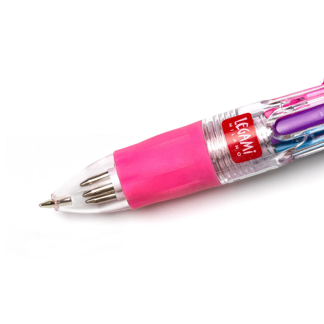 Legami - Mini Pen with 4 ink colors - Mini Magic Rainbow