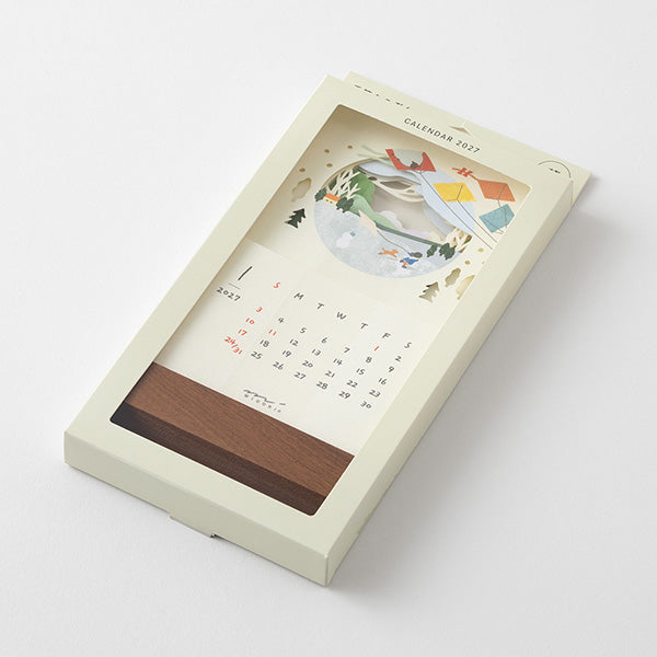 Midori - Calendario 2027 con corte láser | Landscapes