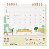 Midori - Calendario de sobremesa Ring M 2027 | Dog